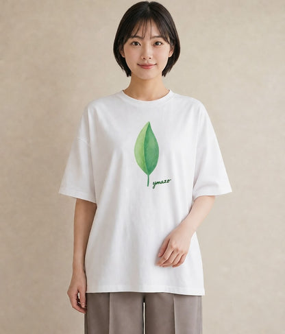 グラフィックTシャツ レディース アボカド 食べ物 フード イラスト 水彩風 20代 カジュアルコーデ 白T YMAZO
