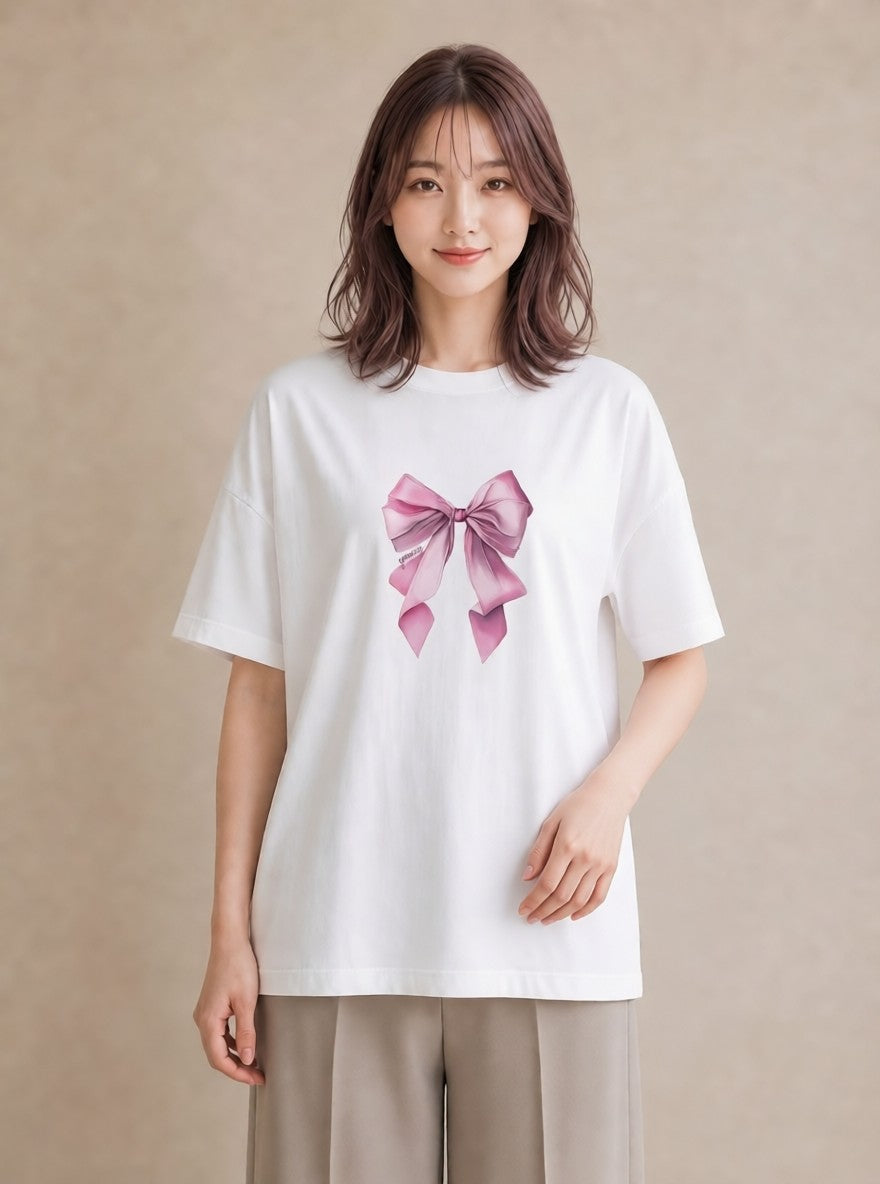 Tシャツ レディース バレエシューズ バレエ トウシューズ ナチュラル アンティーク イラスト 線画 誕生日プレゼント 綿100 白T YMAZO
