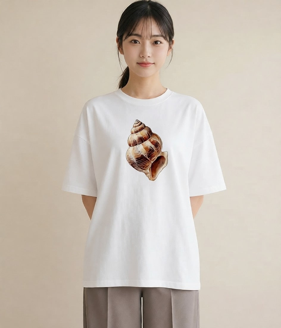 半袖Tシャツ レディース どんぐり 植物 ボタニカル イラスト アート風 姉妹 送別ギフト 白T YMAZO