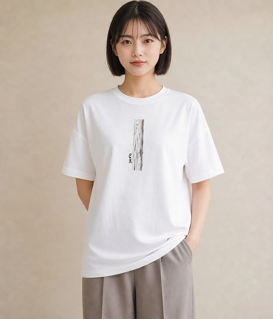 Tシャツ レディース 桟橋 水辺 波止場 ナチュラル アンティーク イラスト カジュアル 週末コーデ 敬老の日 白T YMAZO