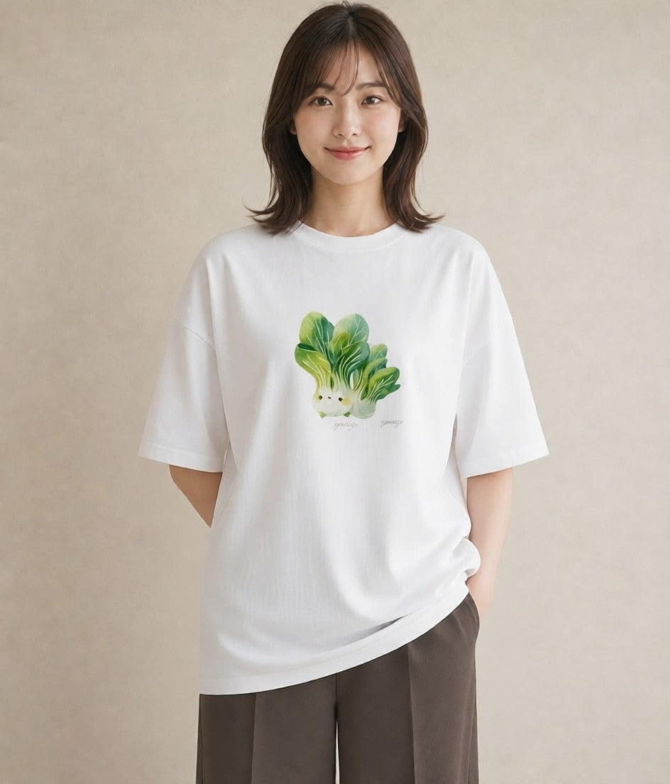 グラフィックTシャツ レディース チンアナゴ 海の生き物 海 イラスト 淡色 春服 ミセス 白T YMAZO
