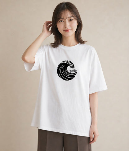 半袖Tシャツ レディース 海 リゾート 夏 イラスト フェミニン カフェ巡り 女子会 白T YMAZO