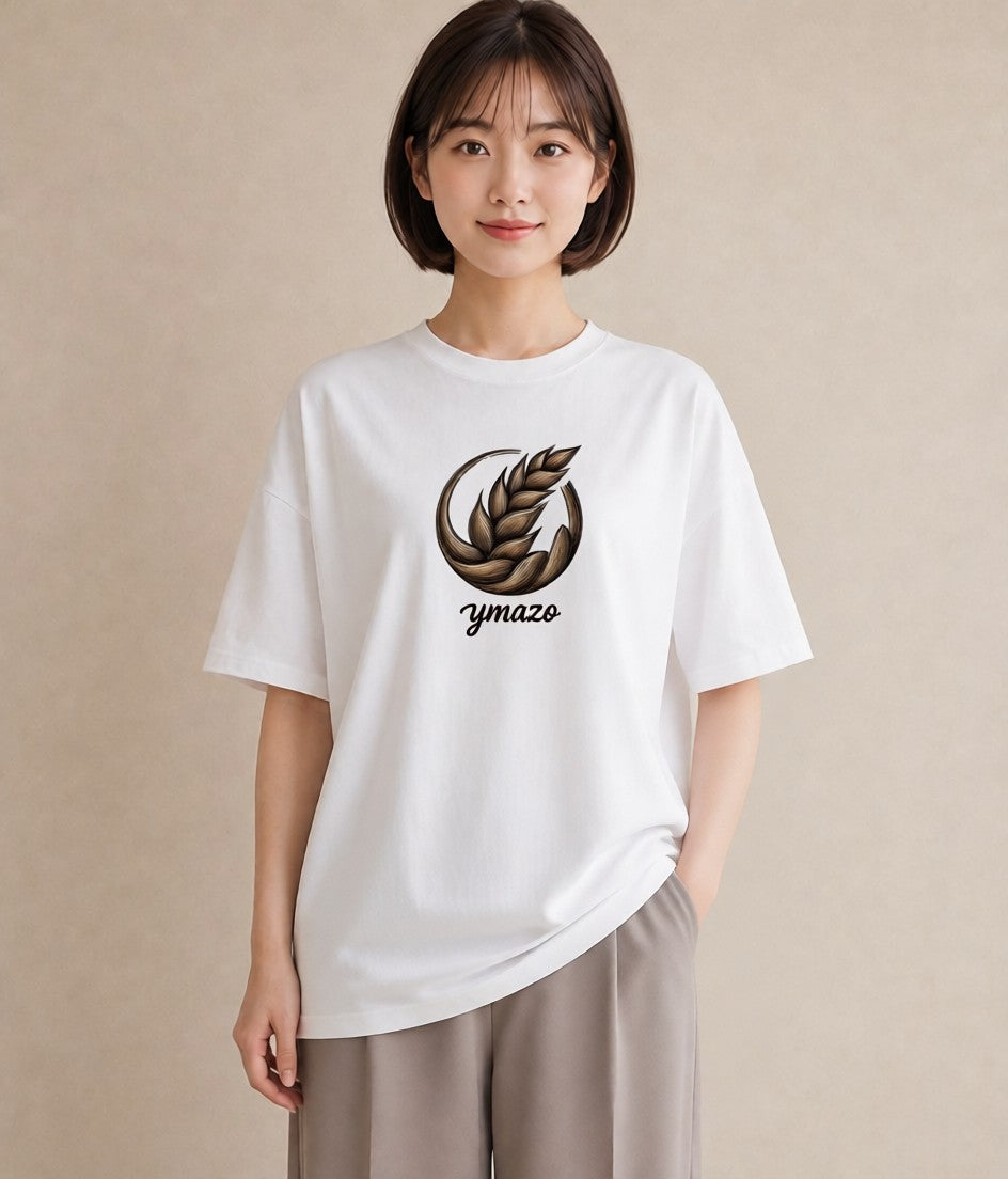プリントTシャツ レディース パン ベーカリー レトロ イラスト 北欧風 ビーチ デイリーウェア 白T YMAZO
