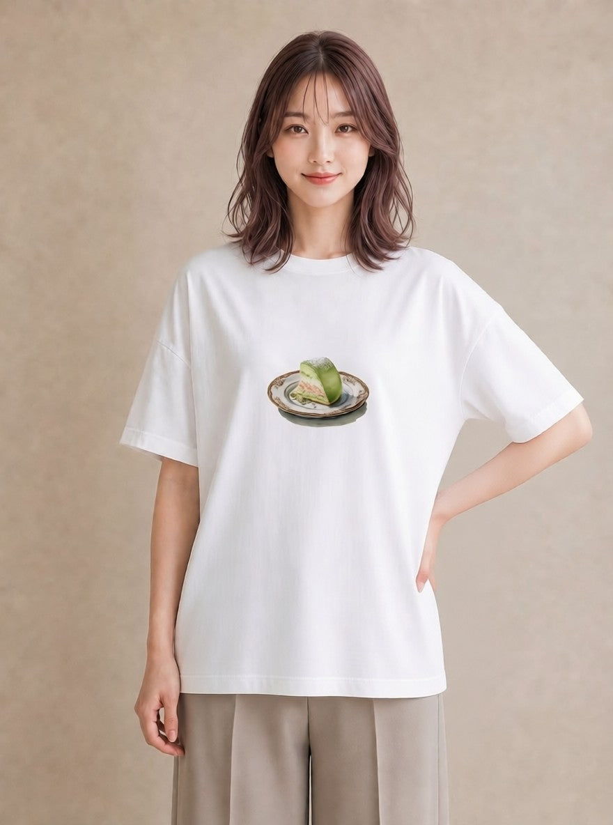 プリントTシャツ レディース お寿司 食べ物 フード イラスト シンプル デート 帰省 白T YMAZO