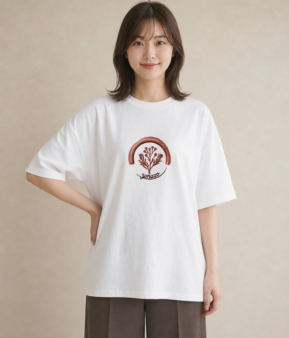 Tシャツ レディース 封蝋 手紙 アンティーク ナチュラル イラスト 姉妹 送別ギフト 白T YMAZO