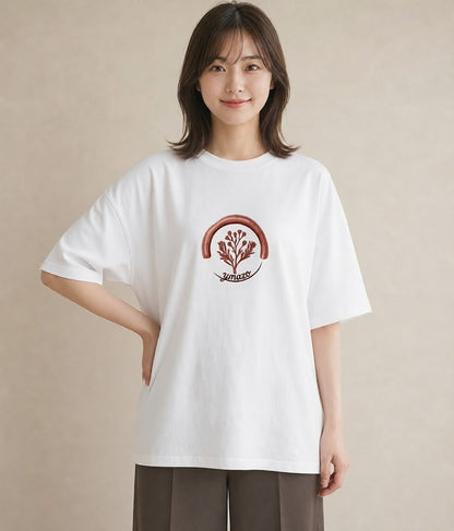 Tシャツ レディース 封蝋 手紙 アンティーク ナチュラル イラスト 姉妹 送別ギフト 白T YMAZO