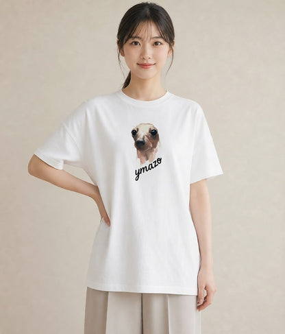 プリントTシャツ レディース アザラシ 動物 アニマル イラスト フェミニン クリスマス 旅行 白T YMAZO