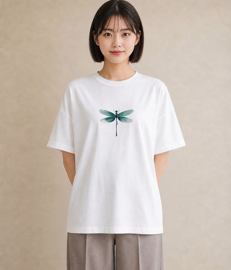 Tシャツ レディース アリ 昆虫 虫 イラスト 散歩 お出かけ 白T YMAZO