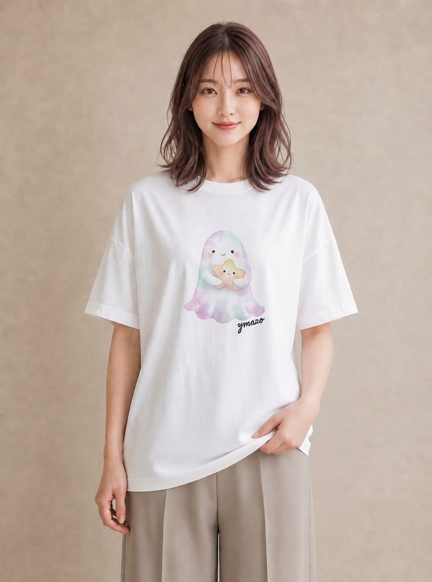 半袖Tシャツ レディース アザラシ 動物 アニマル イラスト シンプル 20代 カジュアルコーデ 白T YMAZO