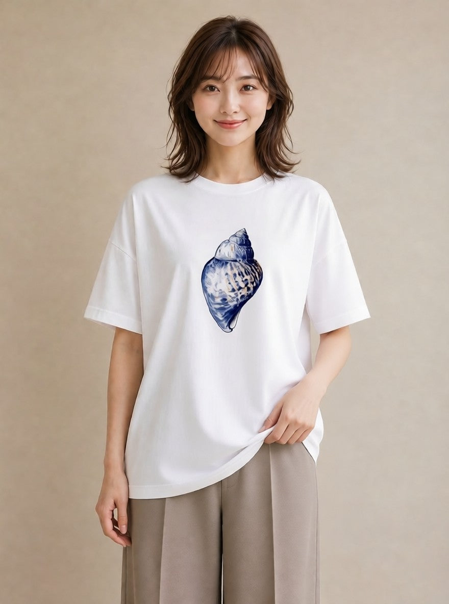Tシャツ レディース どんぐり 植物 ボタニカル イラスト アート風 敬老の日 ホワイトデー 白T YMAZO