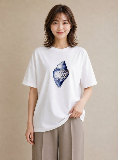 Tシャツ レディース どんぐり 植物 ボタニカル イラスト アート風 敬老の日 ホワイトデー 白T YMAZO