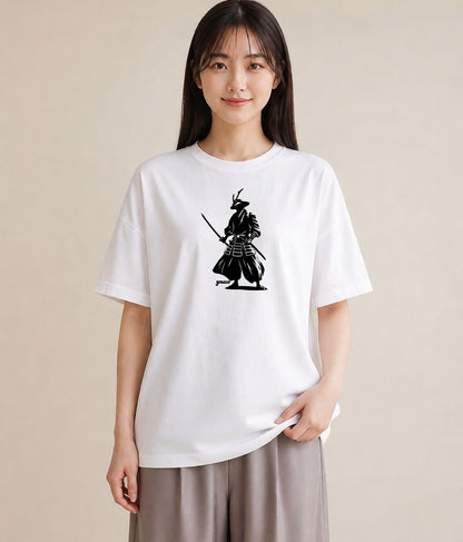 プリントTシャツ レディース 扇子 そよ風 ナチュラル アンティーク イラスト ミニマル ママ カフェ服 白T YMAZO