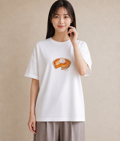 デザインTシャツ レディース あんみつ 食べ物 フード イラスト 個性的 母娘コーデ 自分用 白T YMAZO