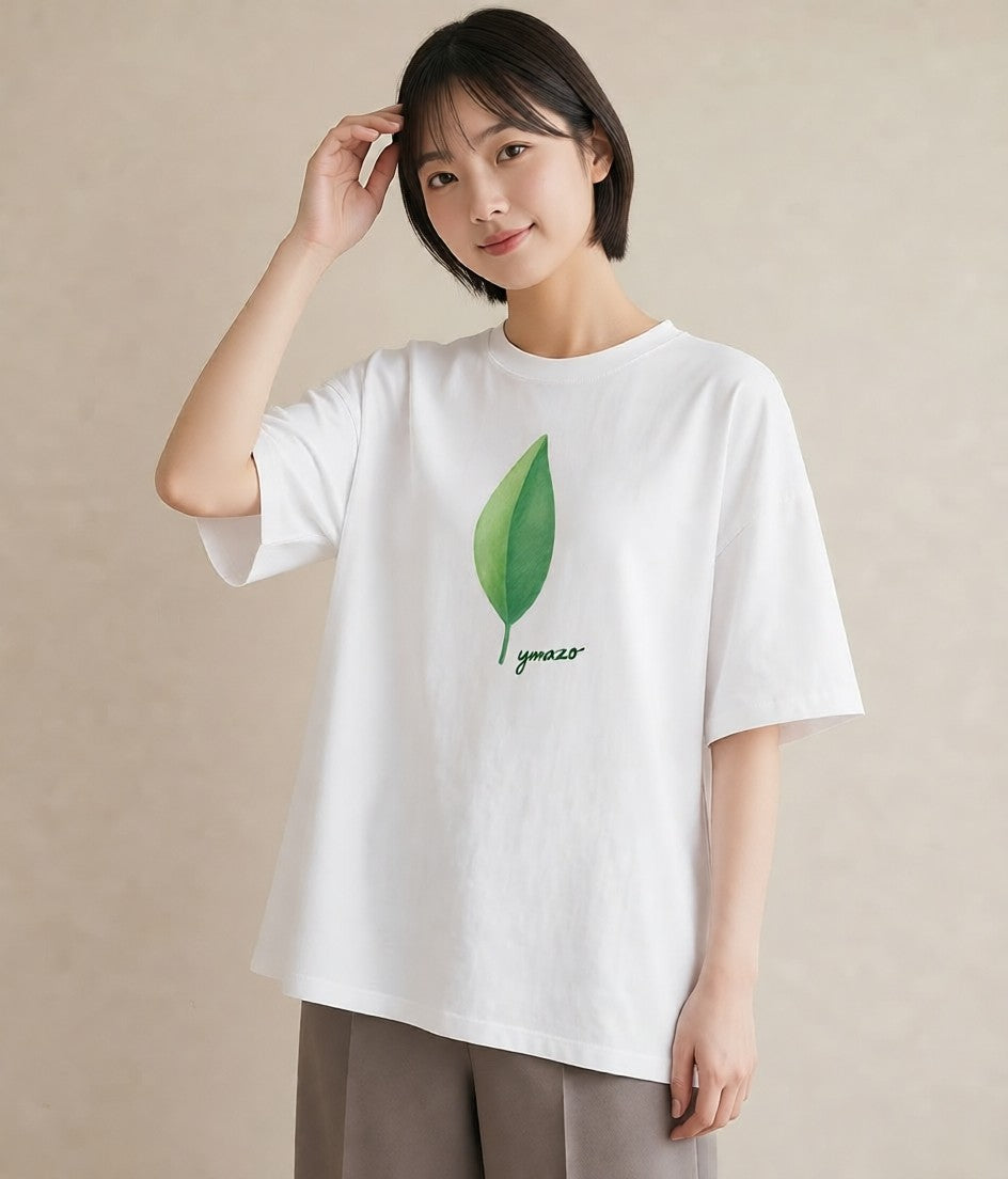 グラフィックTシャツ レディース アボカド 食べ物 フード イラスト 水彩風 20代 カジュアルコーデ 白T YMAZO