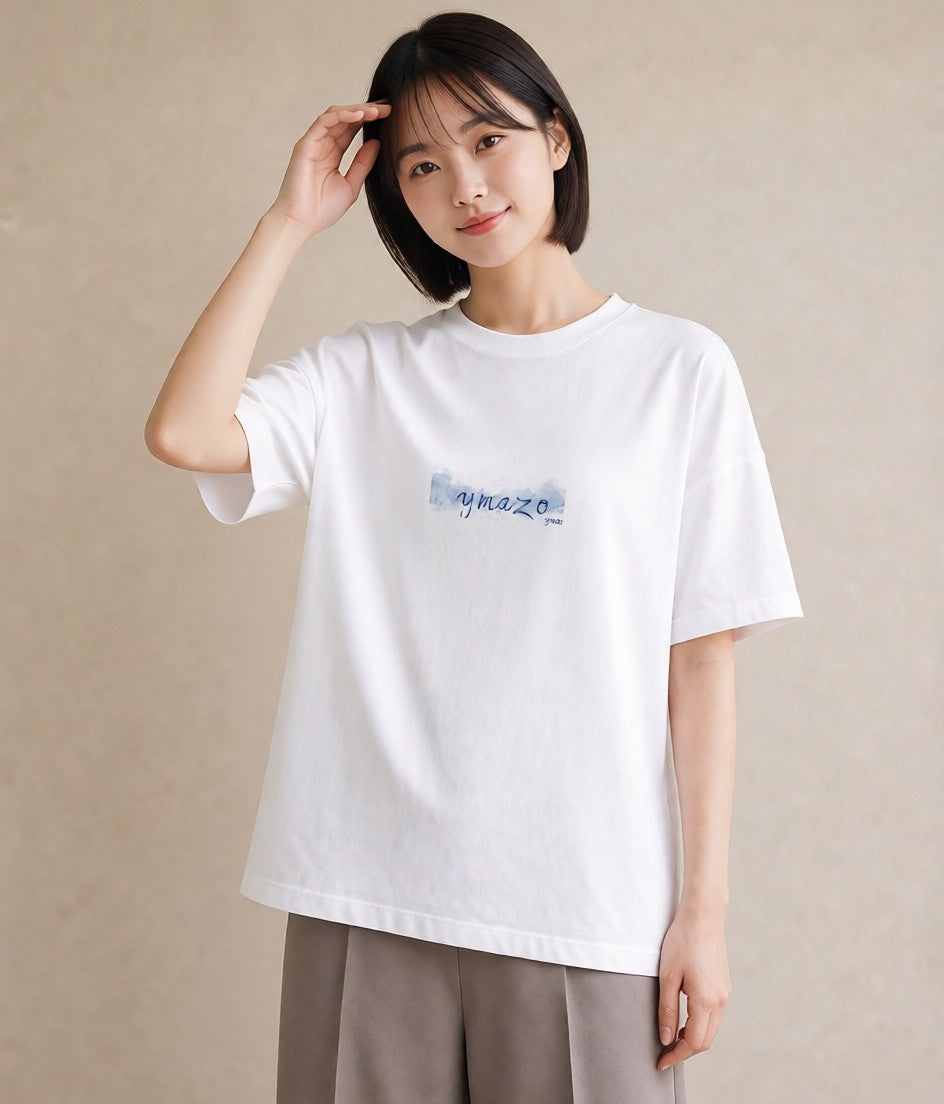 半袖Tシャツ レディース 空 星空 宇宙 イラスト モード 部屋着 女性向けギフト 白T YMAZO