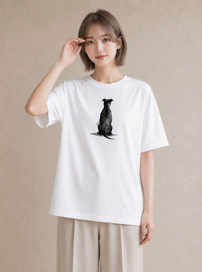 プリントTシャツ レディース ロシアンブルー 猫 ねこ イラスト 韓国風 女性 旅行用 白T YMAZO