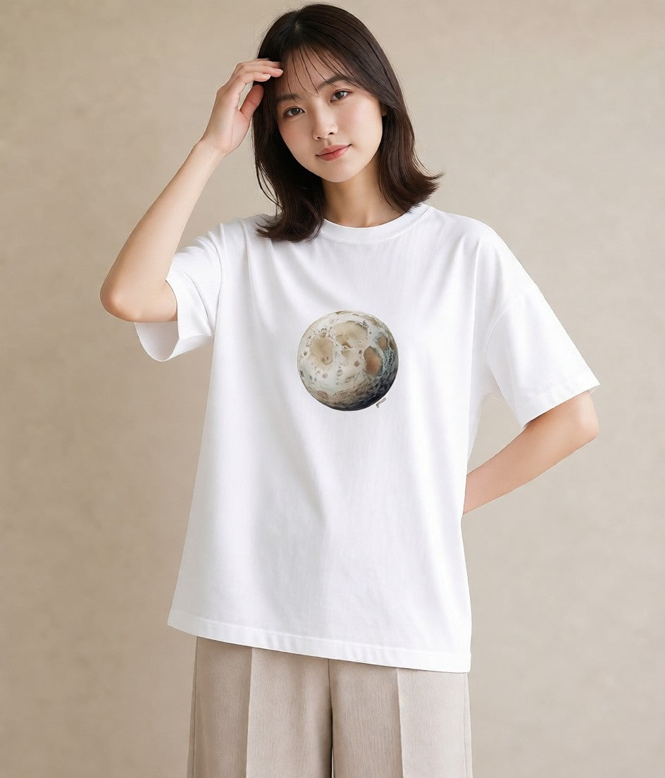 プリントTシャツ レディース 牡牛座 星空 宇宙 イラスト 可愛い 旅行 母娘コーデ 白T YMAZO