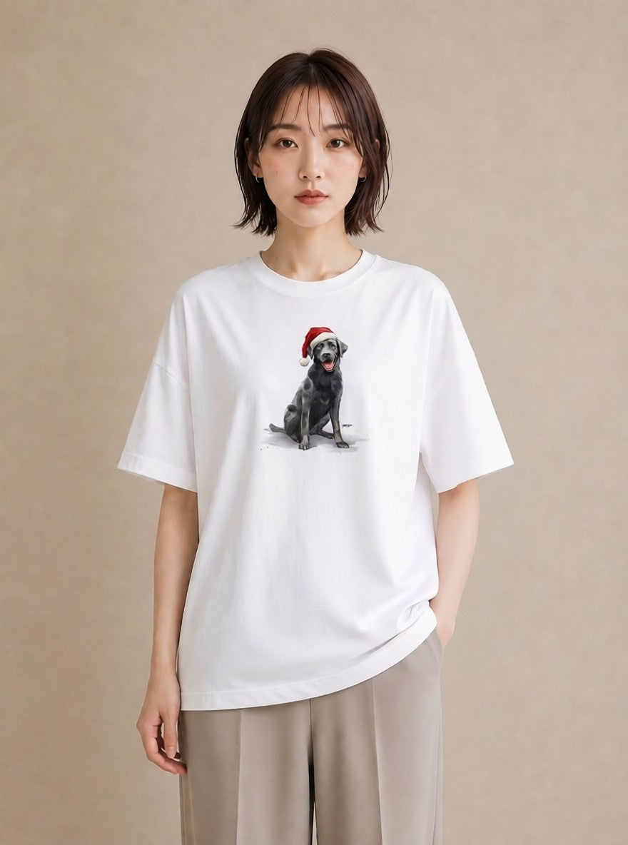 グラフィックTシャツ レディース ラブラドールレトリバー 犬 いぬ イラスト カジュアル 敬老の日 ホワイトデー 白T YMAZO