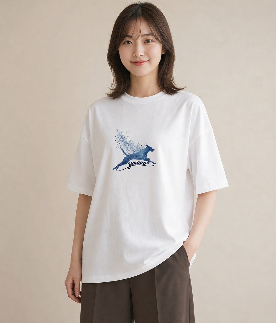 プリントTシャツ レディース 乙女座 星空 宇宙 イラスト 個性的 クリスマス 旅行 白T YMAZO