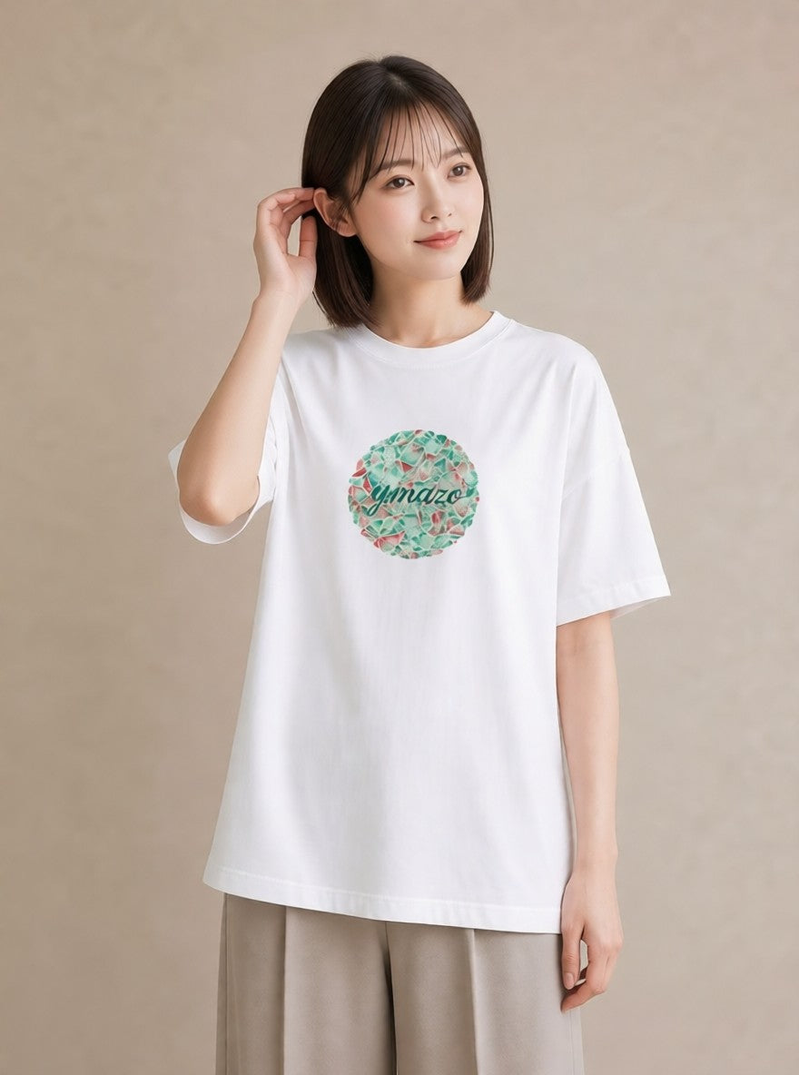 デザインTシャツ レディース 牡牛座 星空 宇宙 イラスト ゆるコーデ 母の日 ビーチ 白T YMAZO