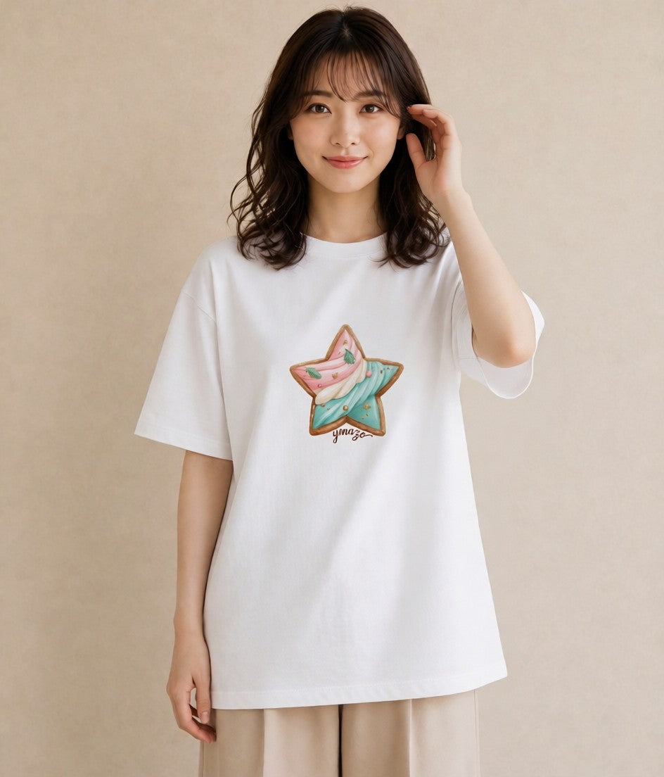 プリントTシャツ レディース たい焼き 食べ物 フード イラスト 母の日 ビーチ 白T YMAZO