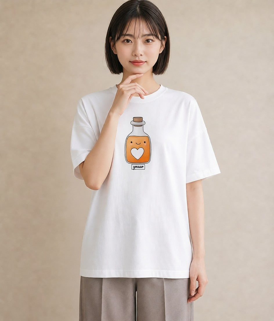 デザインTシャツ レディース クリームソーダ 食べ物 フード イラスト モード デート 帰省 白T YMAZO