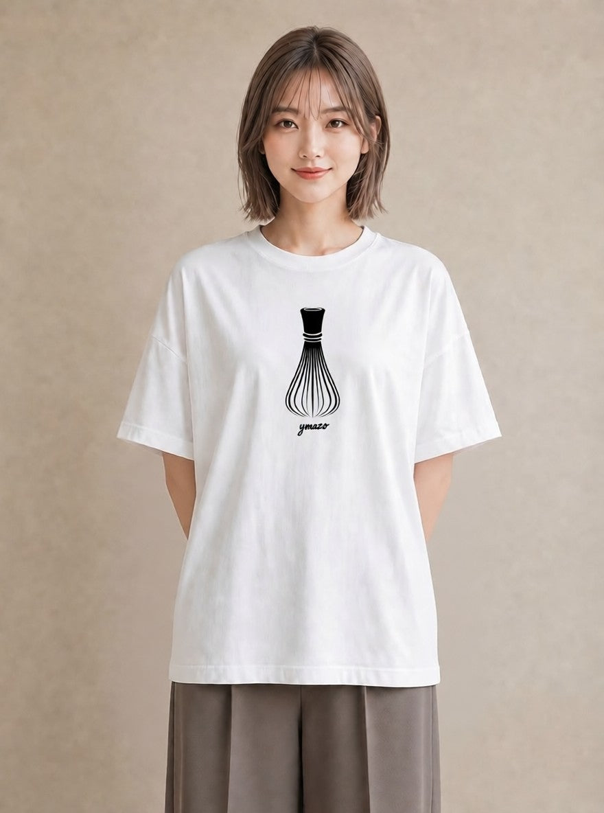 グラフィックTシャツ レディース 風鈴 ガラス 夏 ナチュラル アンティーク イラスト ミニマル カジュアルコーデ 買い物 白T YMAZO