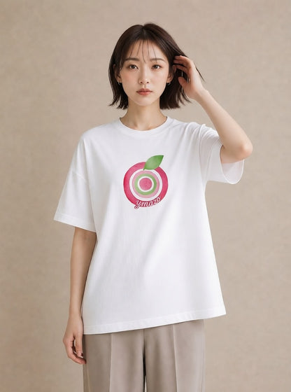 Tシャツ レディース アボカド 食べ物 フード イラスト お洒落 カフェ巡り 女子会 白T YMAZO