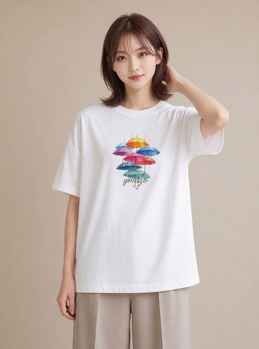 Tシャツ レディース 風鈴 ガラス 夏 ナチュラル アンティーク イラスト ゆるかわ お揃い 親子 白T YMAZO