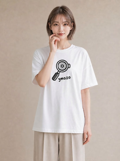 Tシャツ レディース コーヒー カフェ 珈琲 イラスト ニュアンス 春コーデ 姉妹 白T YMAZO