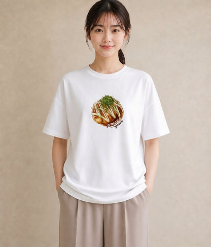 デザインTシャツ レディース お寿司 食べ物 フード イラスト シック 春コーデ 姉妹 白T YMAZO