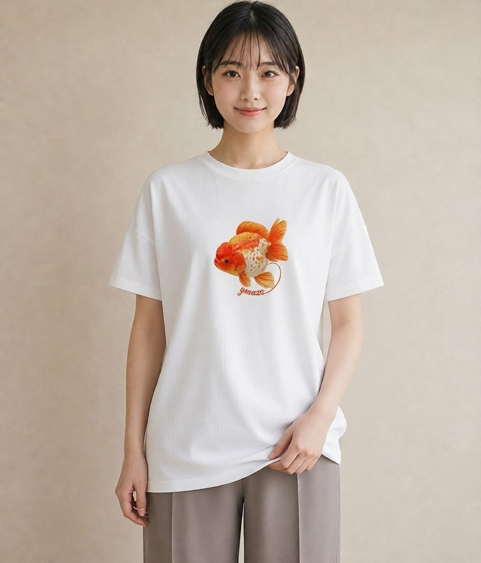 プリントTシャツ レディース カクレクマノミ 海の生き物 海 イラスト 淡色 女性向けギフト 散歩 白T YMAZO