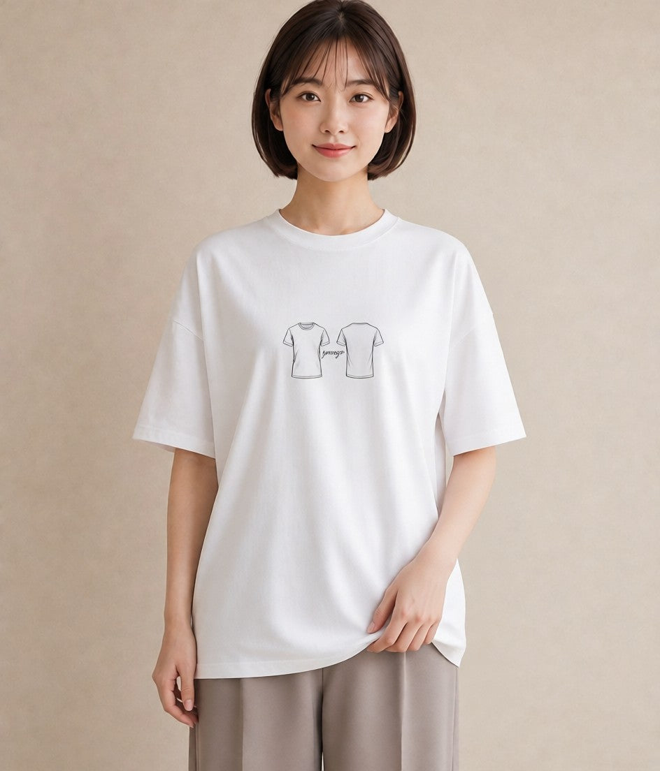 Tシャツ レディース バレエシューズ バレエ トウシューズ ナチュラル アンティーク イラスト 韓国風 友達ギフト 部屋着 白T YMAZO