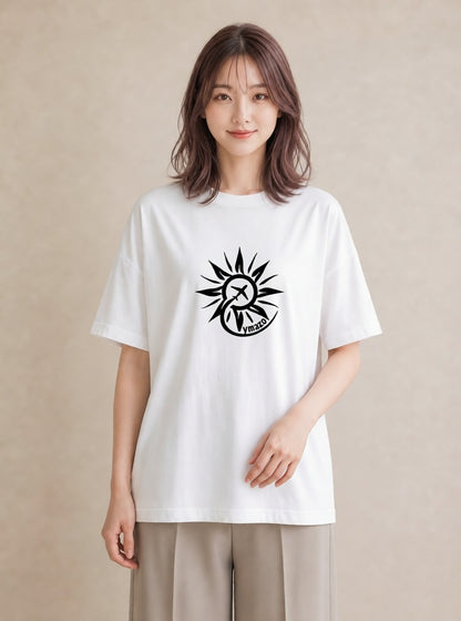 デザインTシャツ レディース 旅 トラベル スタンプ イラスト カフェコーデ 春コーデ 姉妹 白T YMAZO