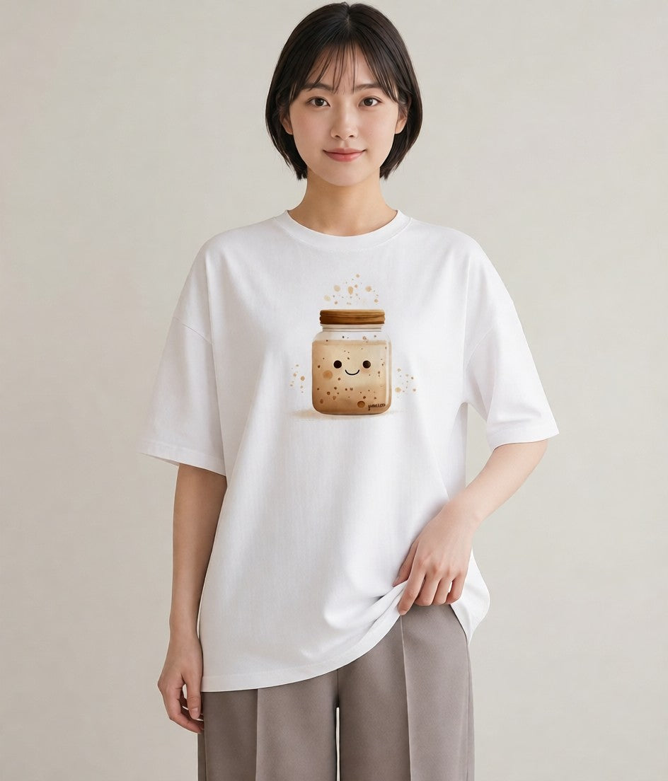 半袖Tシャツ レディース クリームソーダ 食べ物 フード イラスト きれいめ 母娘コーデ 自分用 白T YMAZO