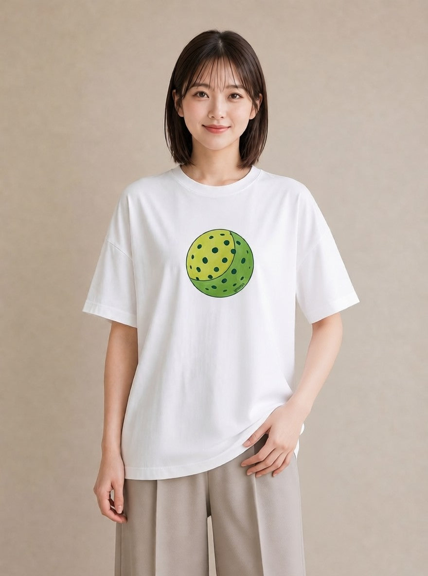 グラフィックTシャツ レディース おにぎり 食べ物 フード イラスト フェミニン 敬老の日 ホワイトデー 白T YMAZO
