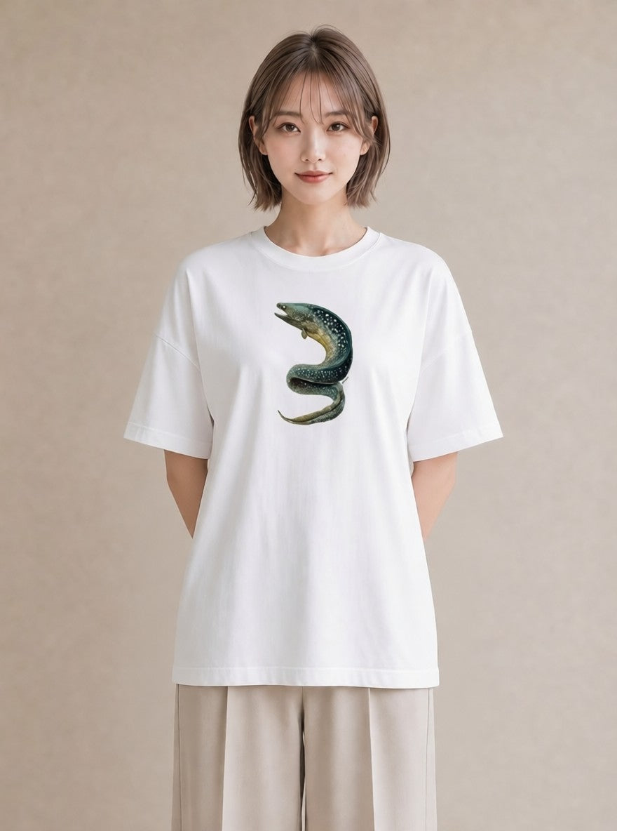 デザインTシャツ レディース レオパ ペット 動物 イラスト 北欧風 ホワイトデー 春服 白T YMAZO