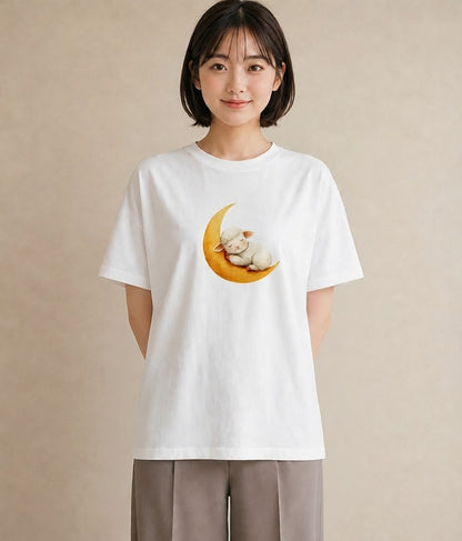 プリントTシャツ レディース ひつじ 動物 アニマル イラスト こなれ感 公園 ママ 白T YMAZO