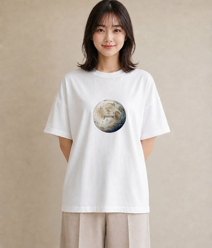 半袖Tシャツ レディース 天秤座 星空 宇宙 イラスト ポップ レイヤード 友達ギフト 白T YMAZO