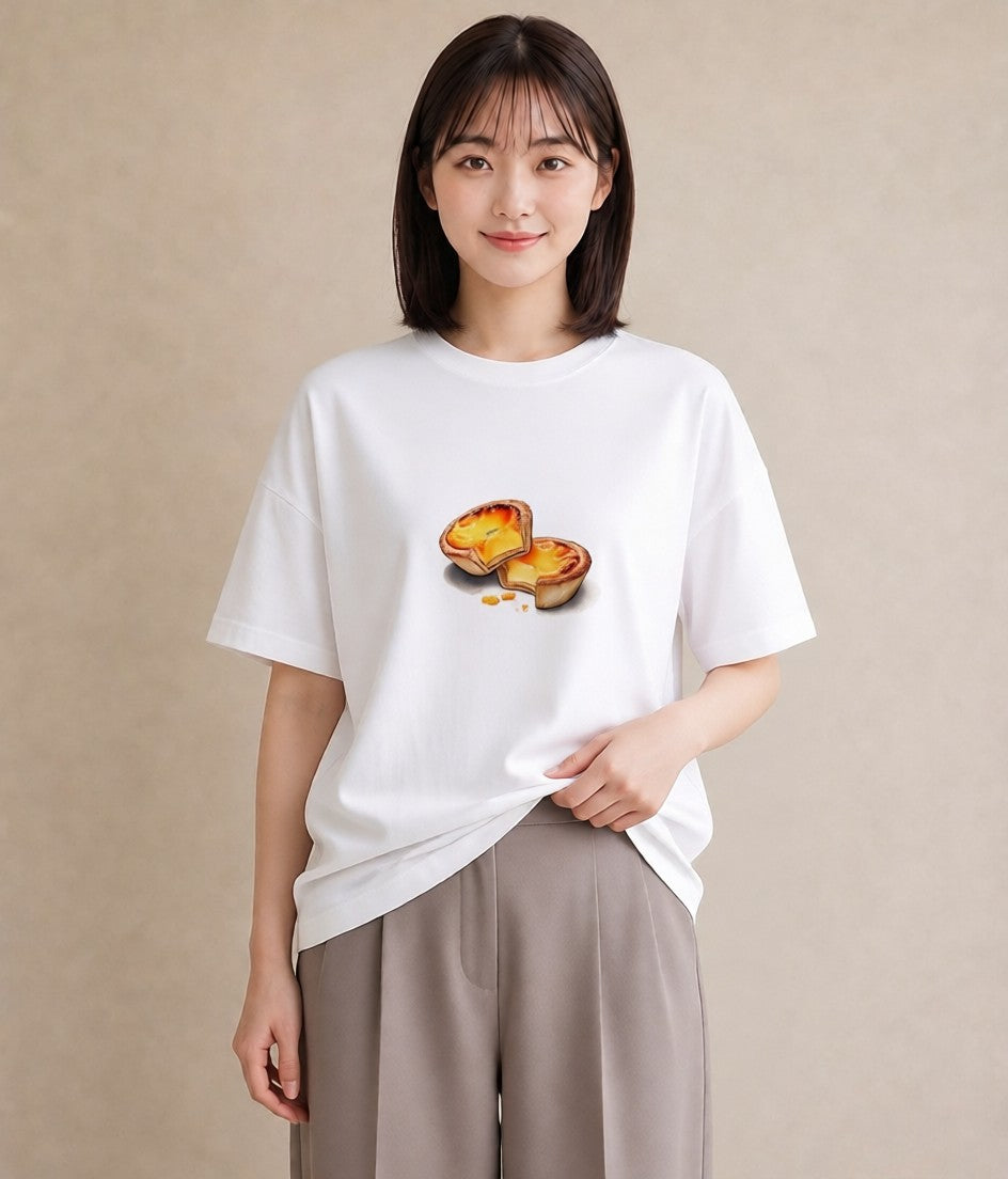 Tシャツ レディース あんみつ 食べ物 フード イラスト 普段使い 部屋着 女性向けギフト 白T YMAZO