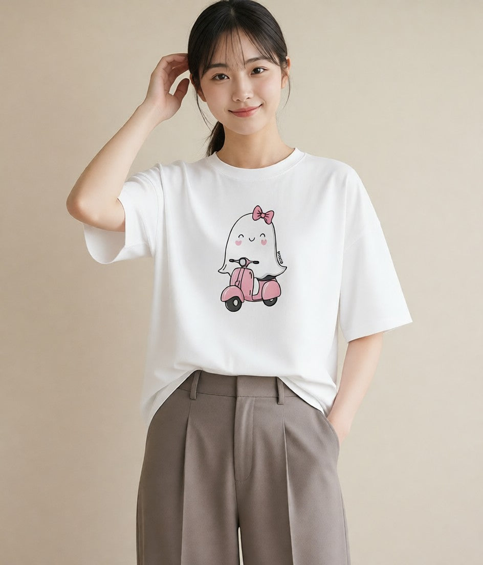Tシャツ レディース アザラシ 動物 アニマル イラスト きれいめ 女性 旅行用 白T YMAZO