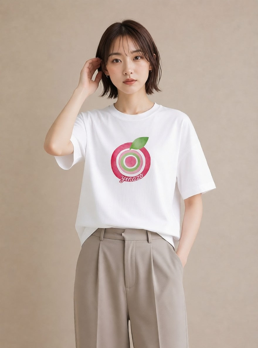 Tシャツ レディース アボカド 食べ物 フード イラスト お洒落 カフェ巡り 女子会 白T YMAZO