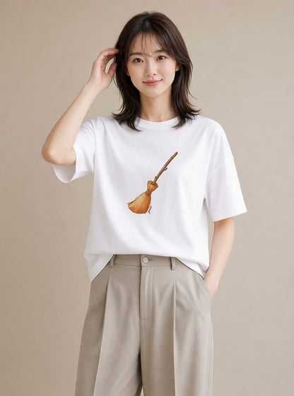 半袖Tシャツ レディース 抹茶 食べ物 フード イラスト お洒落 母の日 ビーチ 白T YMAZO