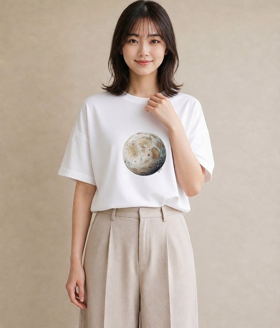 プリントTシャツ レディース 牡牛座 星空 宇宙 イラスト 可愛い 旅行 母娘コーデ 白T YMAZO