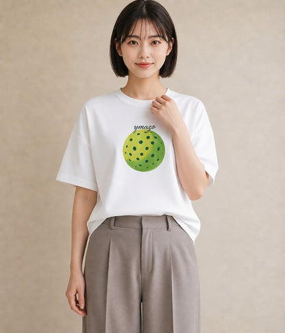 グラフィックTシャツ レディース アボカド 食べ物 フード イラスト シンプル 女性 旅行用 白T YMAZO
