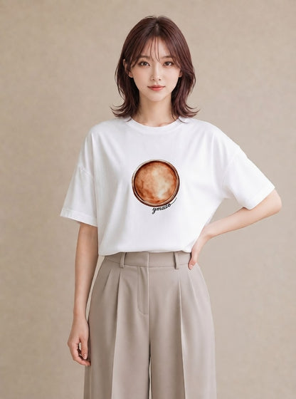 プリントTシャツ レディース 封蝋 手紙 アンティーク ナチュラル イラスト ヴィンテージ風 敬老の日 ホワイトデー 白T YMAZO