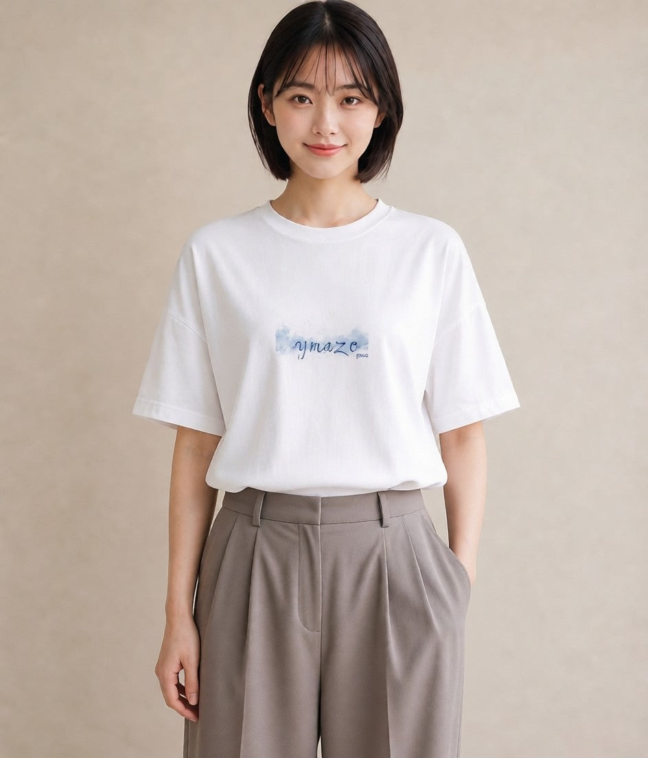 半袖Tシャツ レディース 空 星空 宇宙 イラスト モード 部屋着 女性向けギフト 白T YMAZO