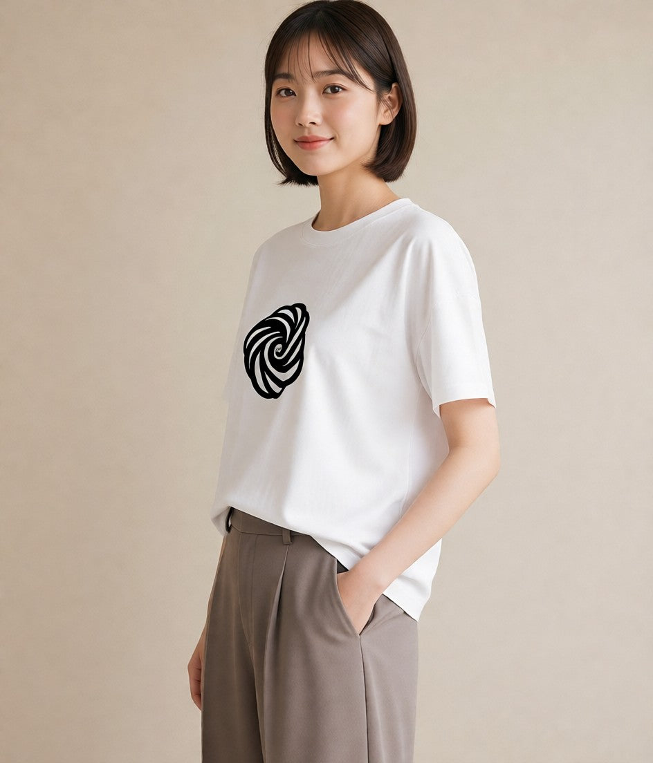 プリントTシャツ レディース パン ベーカリー イラスト 手描き風 ホワイトデー 春服 白T YMAZO