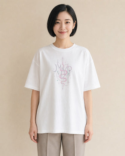 紅のあそび｜水彩 半袖Tシャツ レディース