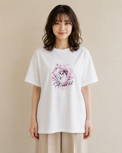 春めく｜水彩 半袖Tシャツ レディース（スタンダードプリント 15×20cm）